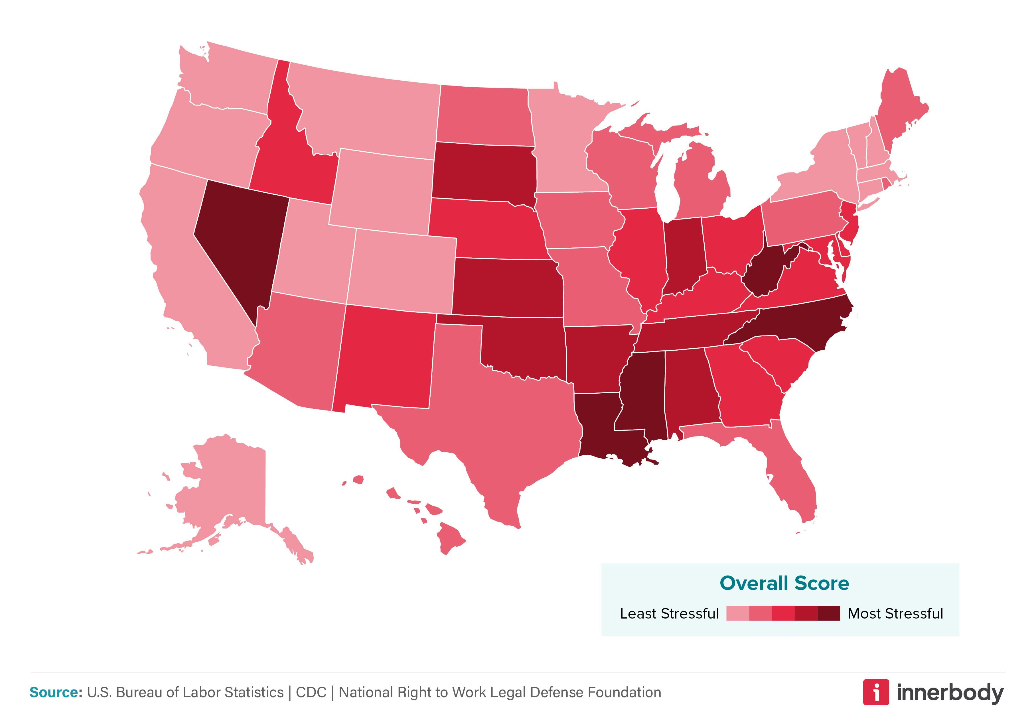 Which U.S. State Has the Most Stressful Work Environment?